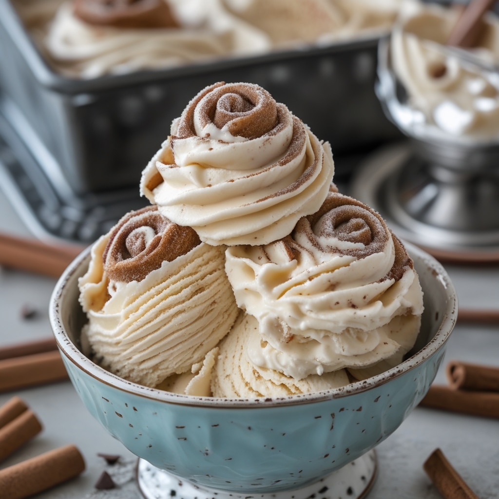 Cinnamon Roll Ice Cream