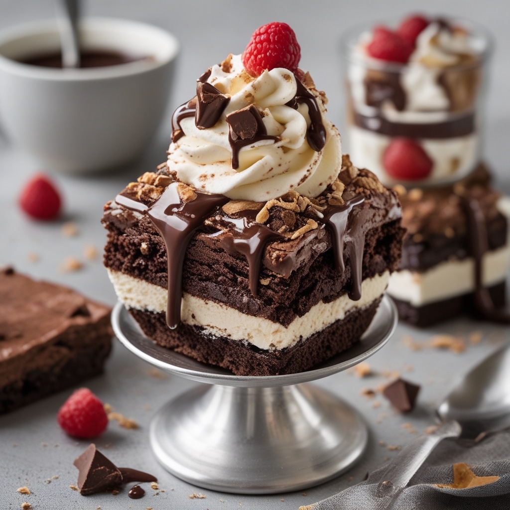 Ultimate Ice Cream Brownie Sundae 1 Ultimate Ice Cream Brownie Sundae