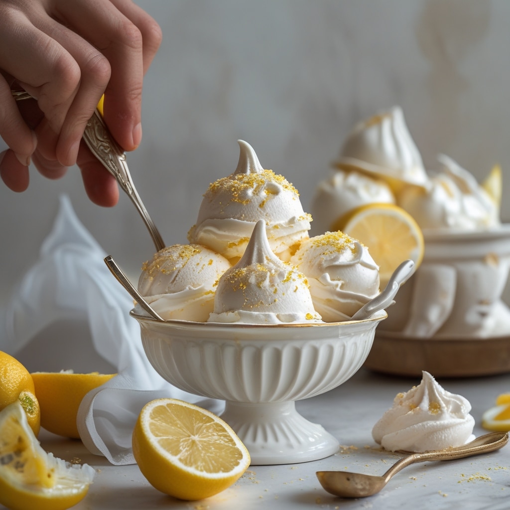 Lavish Lemon Meringue Ice Cream 1 Lavish Lemon Meringue Ice Cream