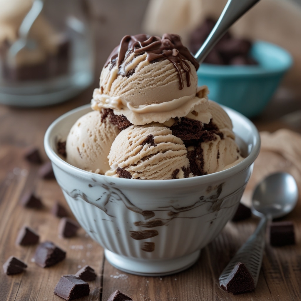 Brownie Batter Ice Cream 1 Brownie Batter Ice Cream