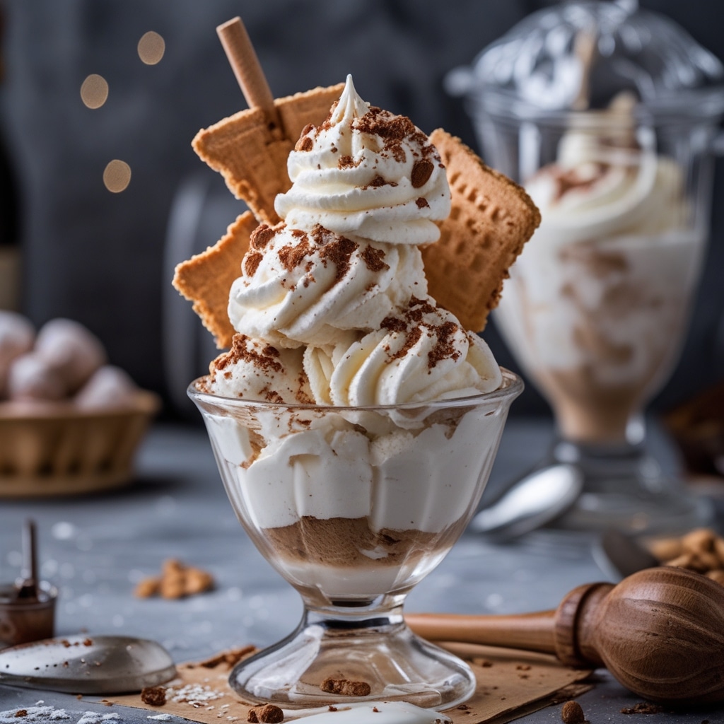 Tiramisu Ice Cream Sundae