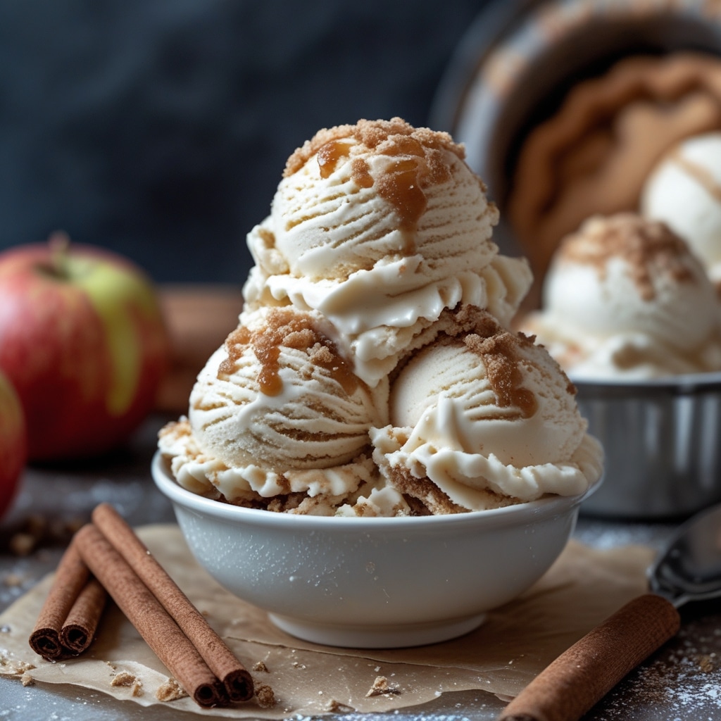 Spiced Apple Pie Ice Cream 1 Spiced Apple Pie Ice Cream