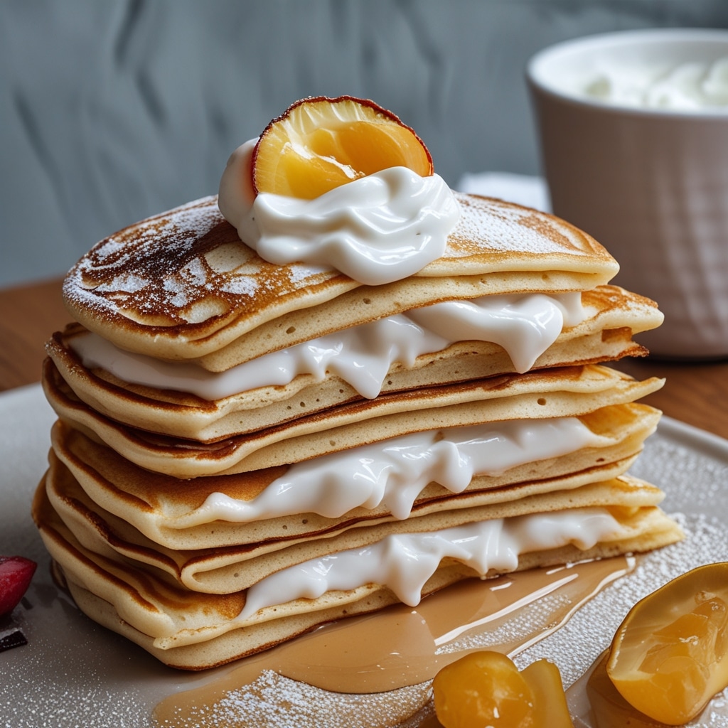 Inside-Out Pancakes Filled with Sweet Cream 1 Inside-Out Pancakes Filled with Sweet Cream