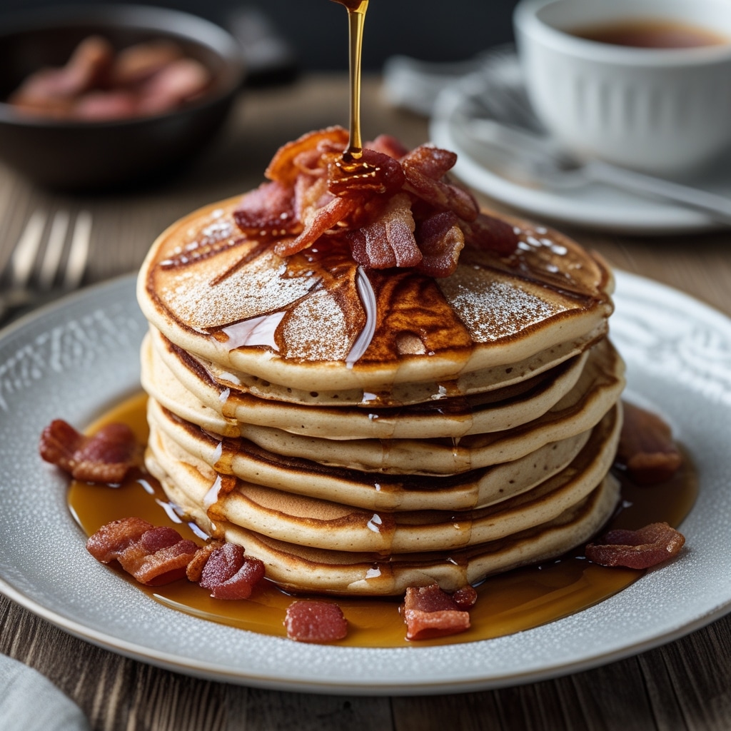 Maple Bacon Pancakes: Sweet and Savory Combination 1 Maple Bacon Pancakes: Sweet and Savory Combination