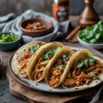 Maple Chipotle Pulled Chicken Tacos