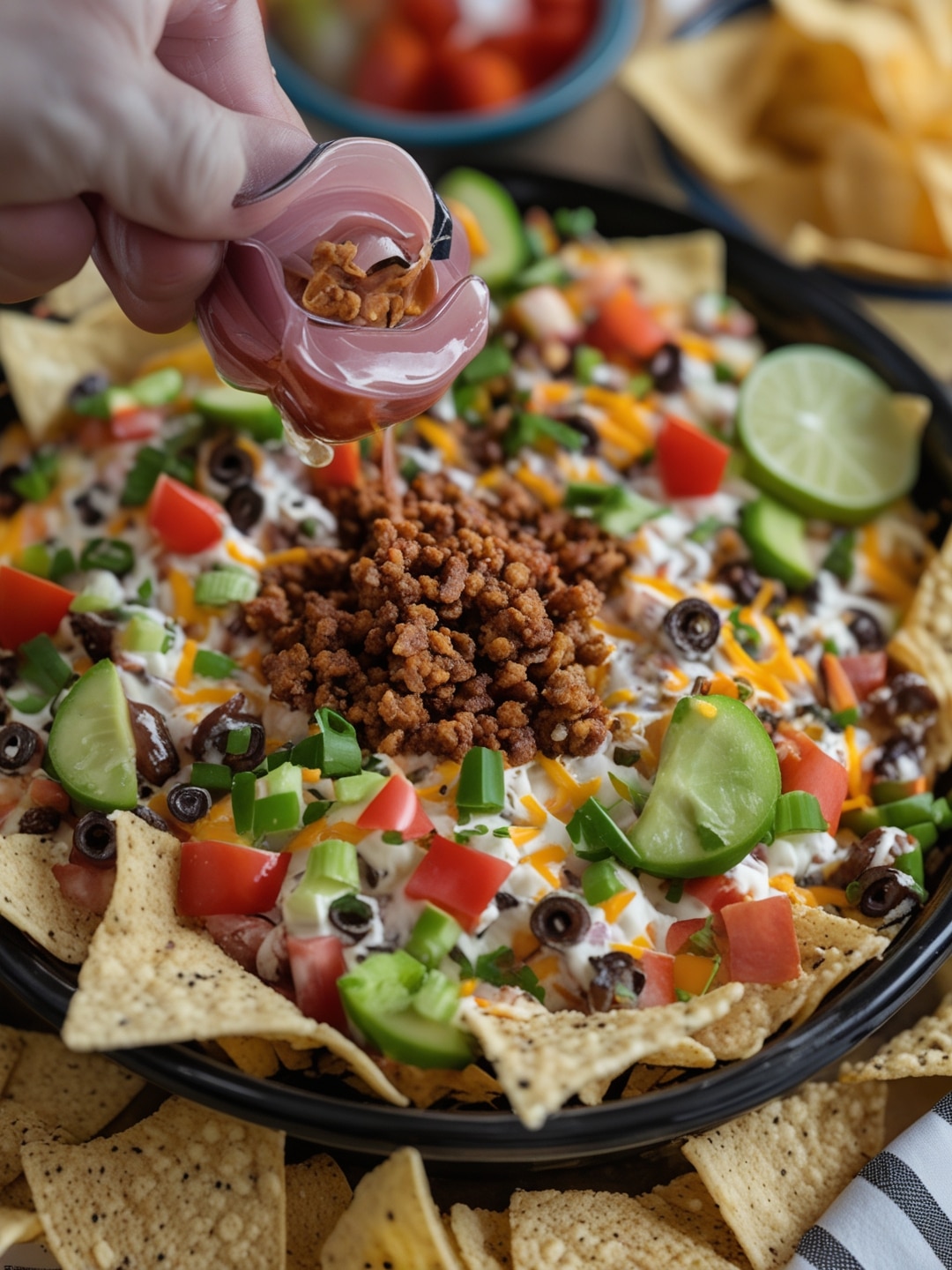 Nacho Taco Dip for Game Day 1 Nacho Taco Dip for Game Day
