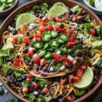 Loaded Taco Salad with All the Toppings