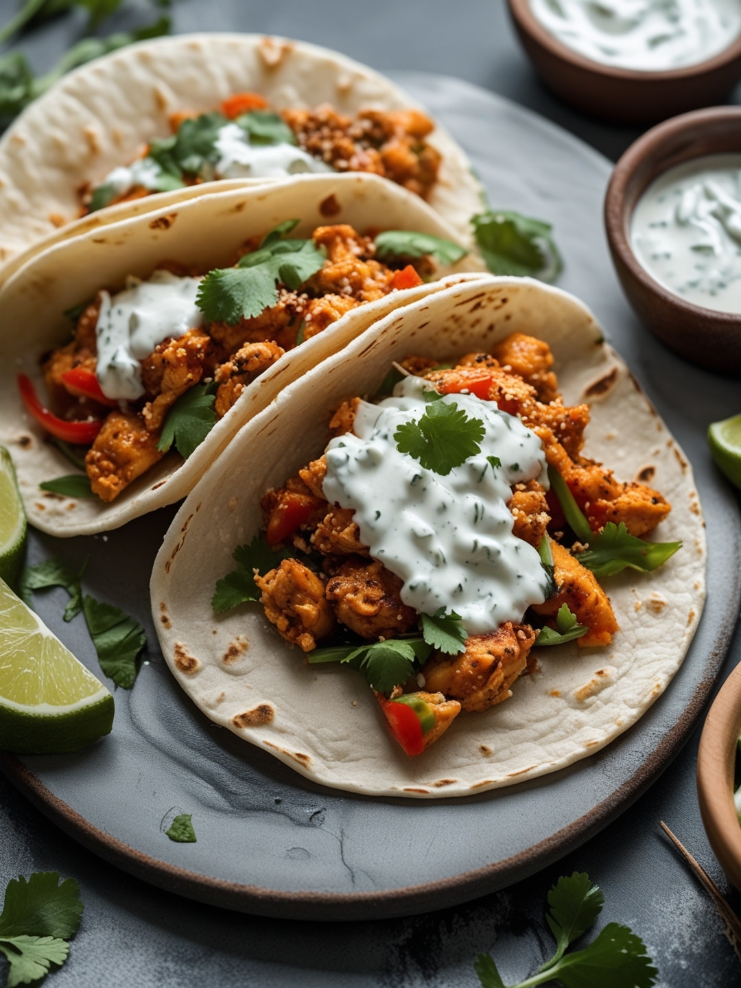 Sweet and Spicy Chicken Tacos with Ranch Dressing 1 Sweet and Spicy Chicken Tacos with Ranch Dressing