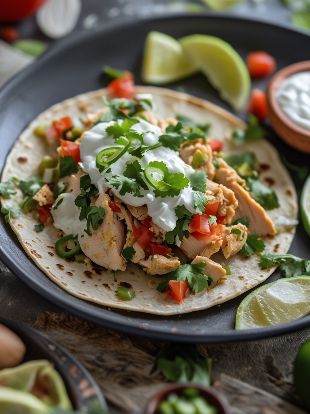 Salsa Verde Chicken Tacos 1 Salsa Verde Chicken Tacos