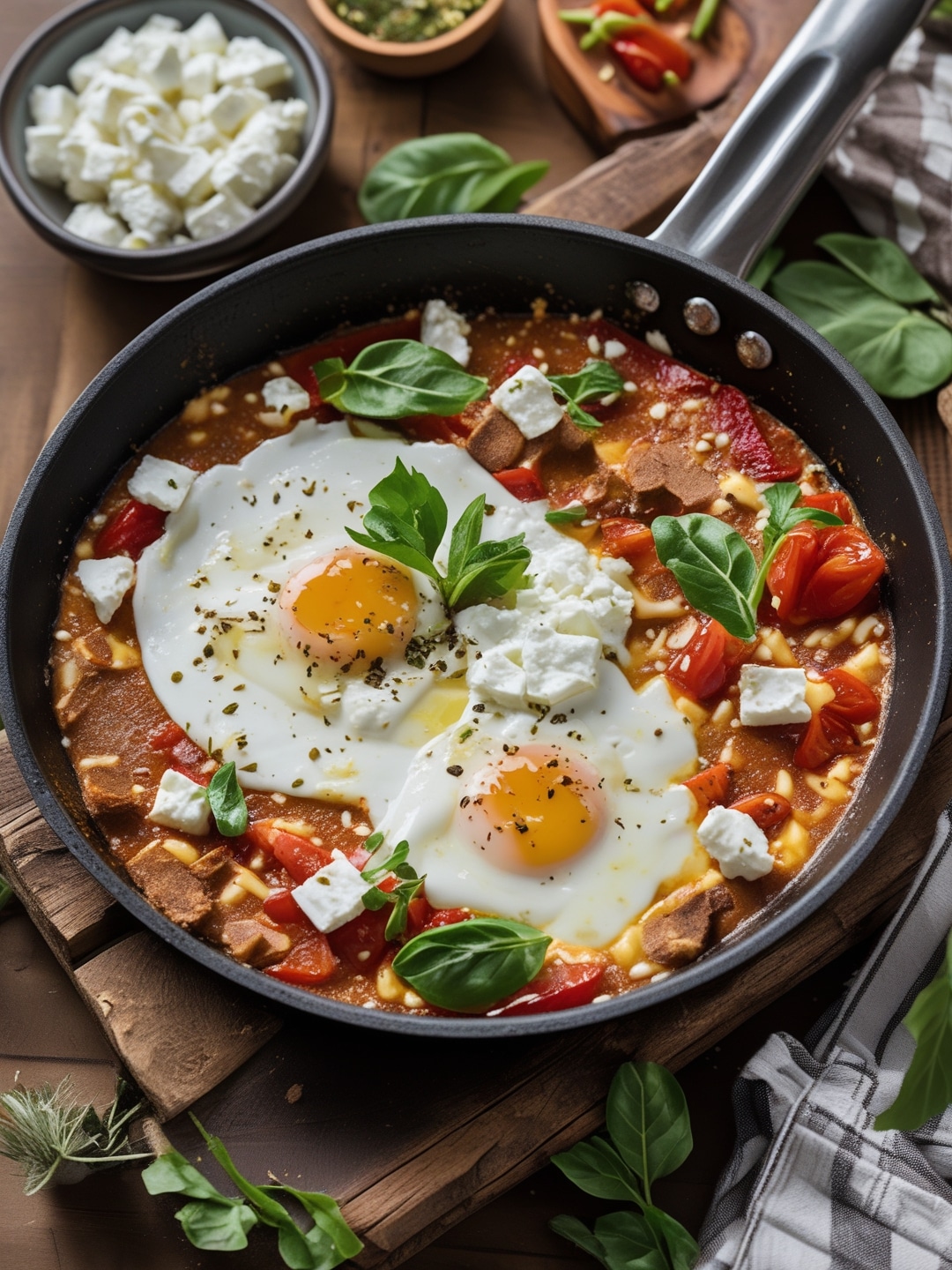 Classic Shakshuka with Feta