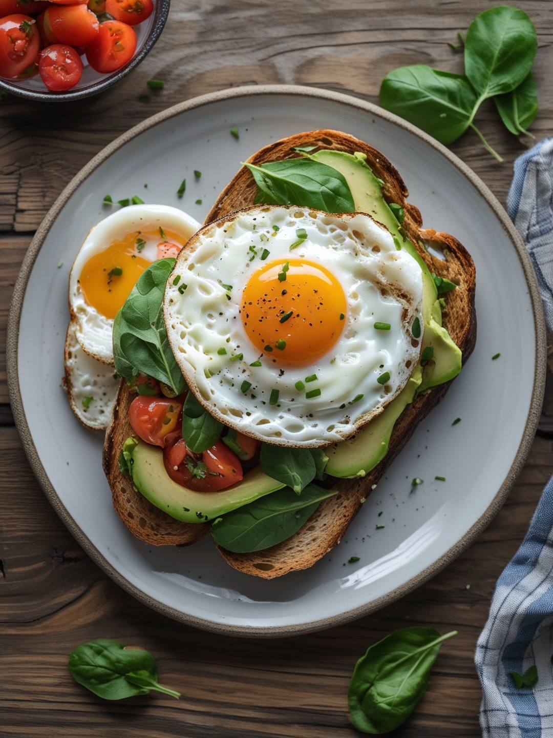 Sunny Side Up Egg Avocado Toast