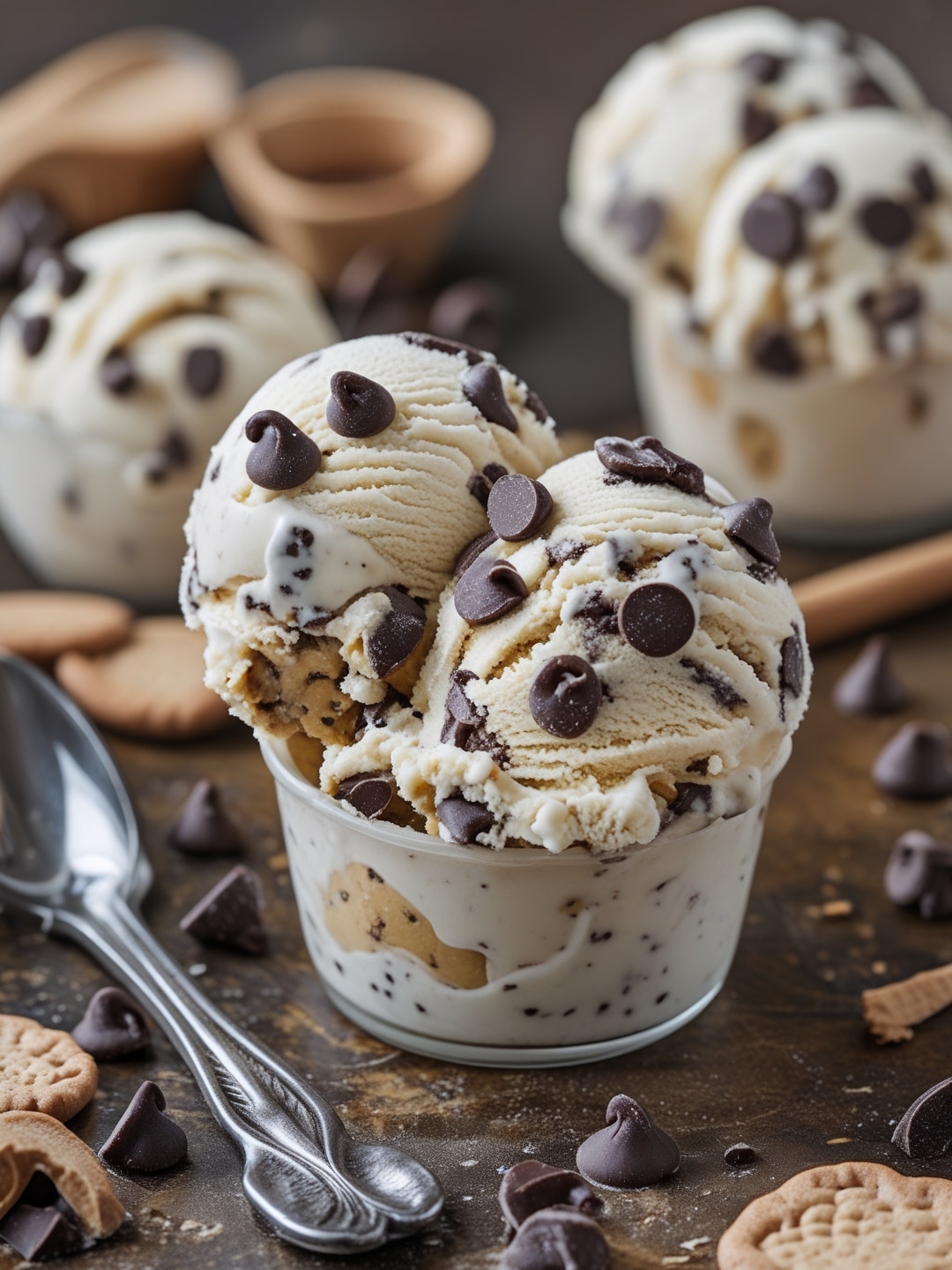 Decadent Chocolate Chip Cookie Dough Ice Cream