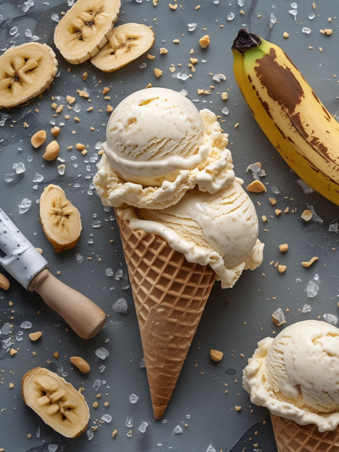 Nutty Banana Peanut Butter Ice Cream 1 Nutty Banana Peanut Butter Ice Cream