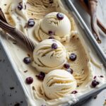 Homemade Vanilla Bean Ice Cream with a Twist