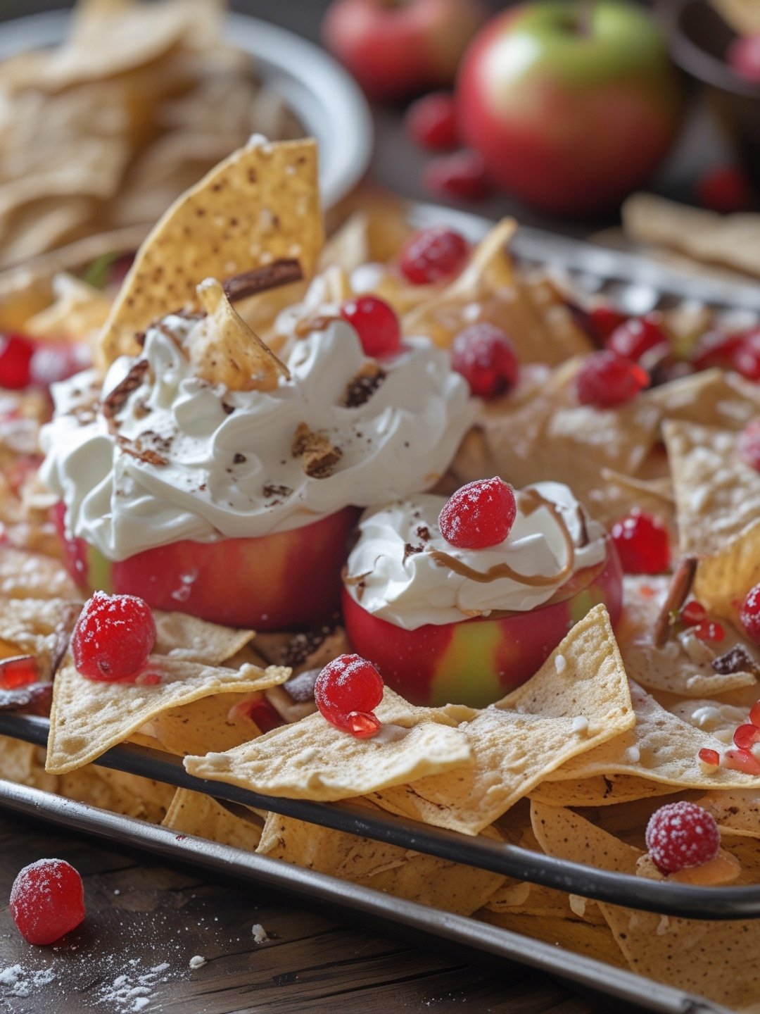 Candy Apple Nachos
