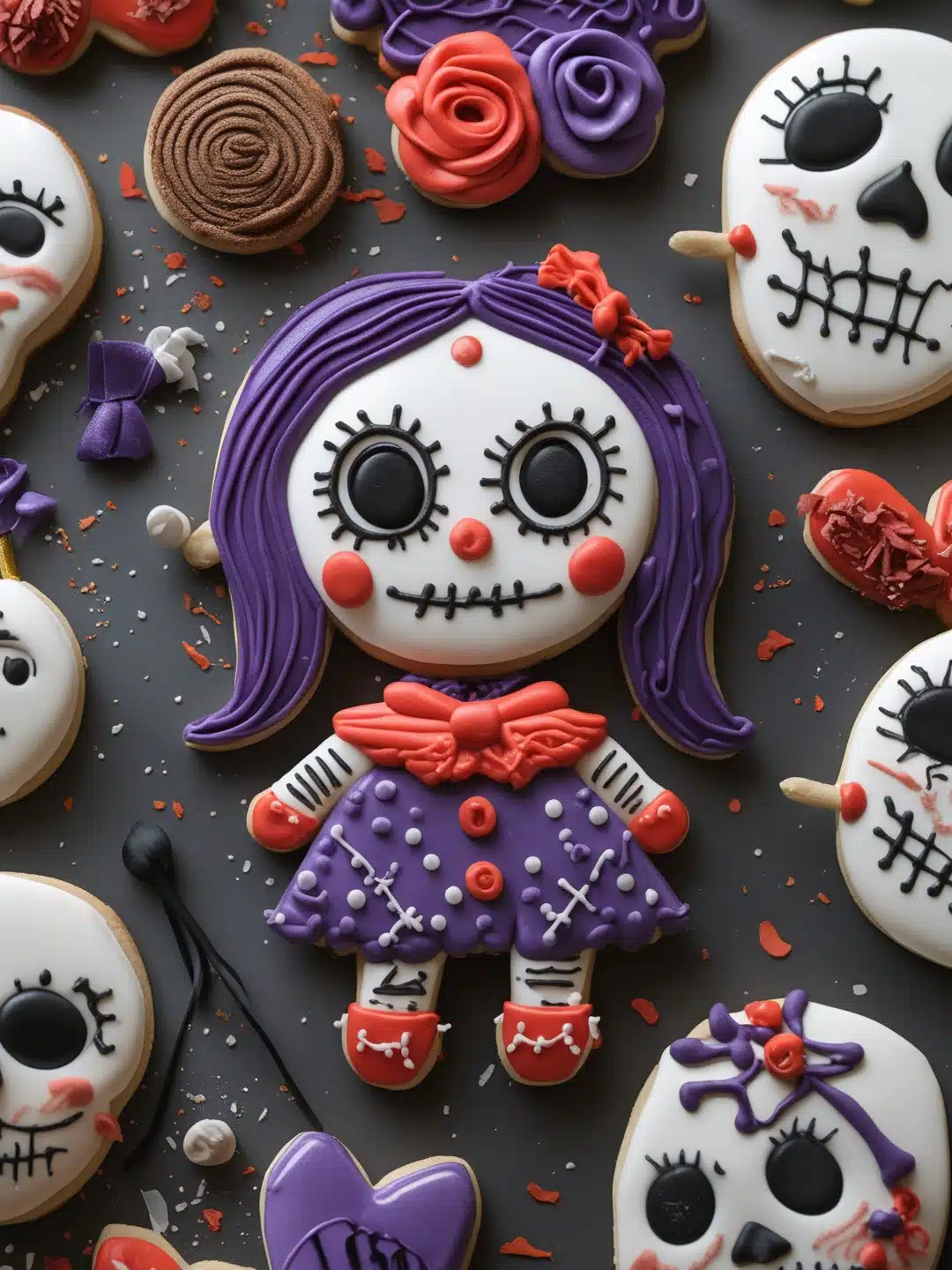 Voodoo Doll Sugar Cookies