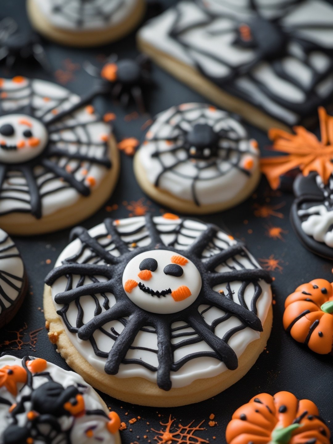 Spooky Spider Cookies