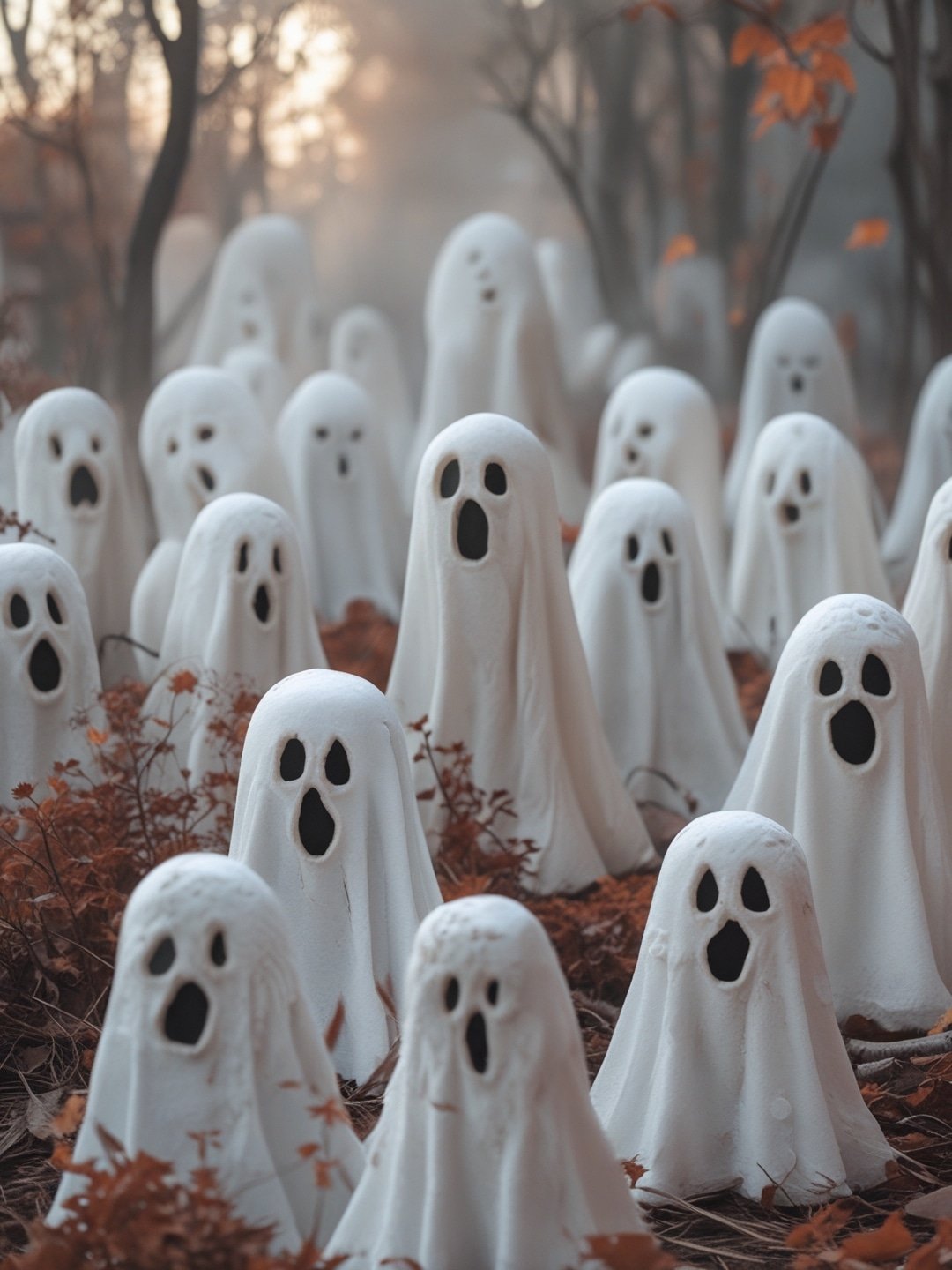 Macabre Marshmallow Ghosts