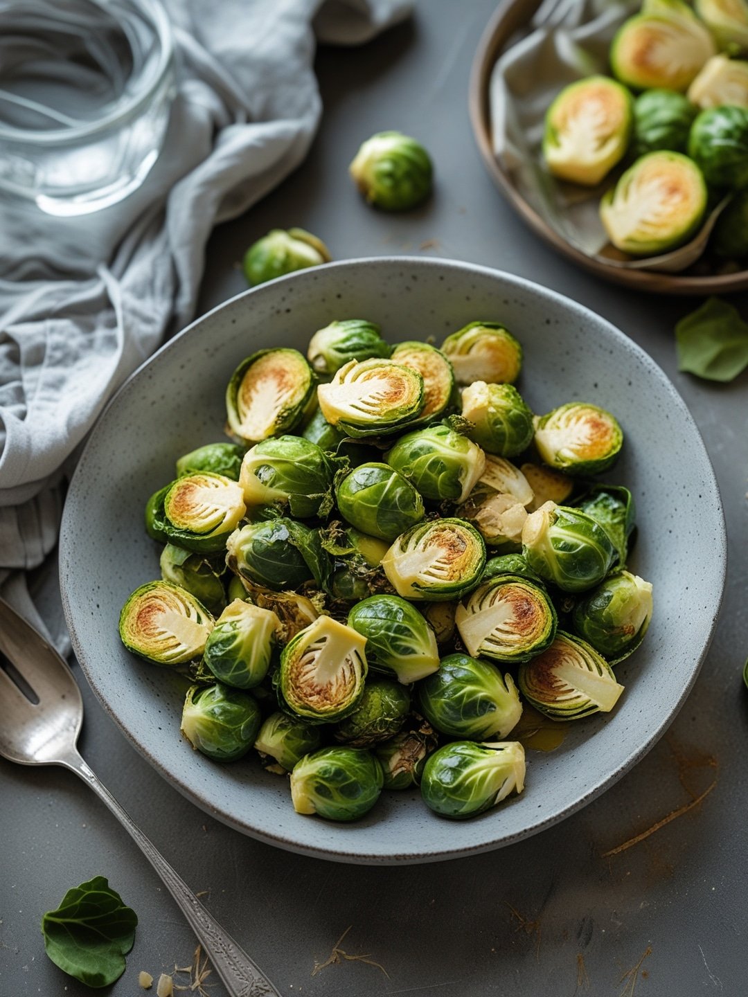 Slow-Roasted Garlic Butter Brussels Sprouts