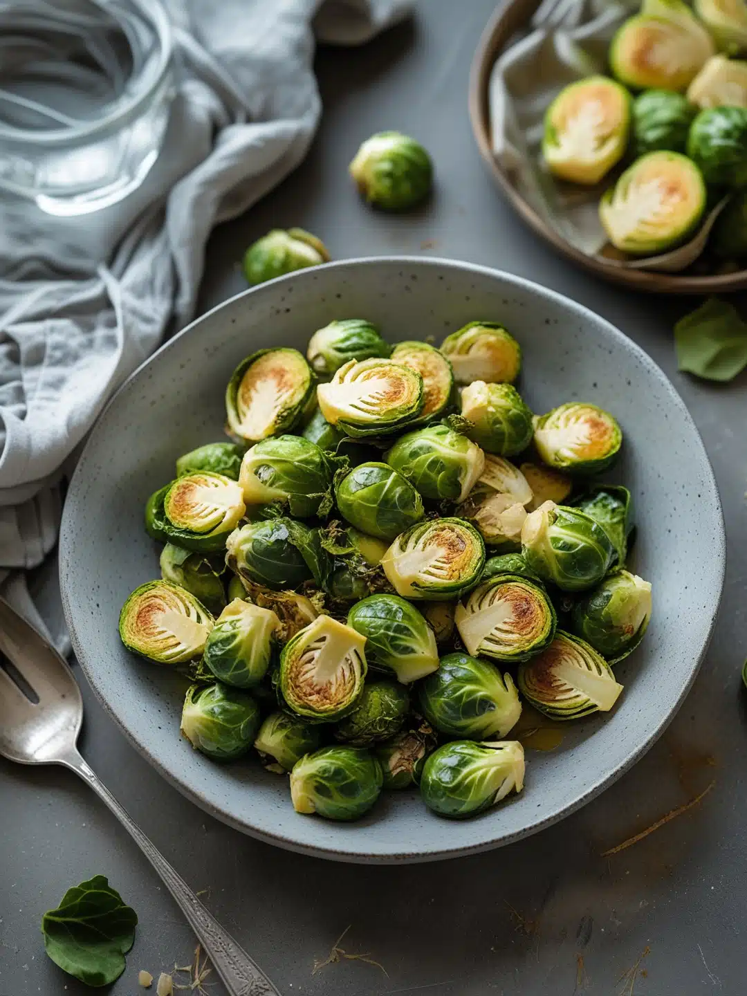Slow-Roasted Garlic Butter Brussels Sprouts