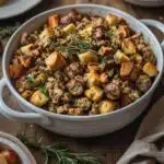 Classic Thanksgiving Stuffing with Sausage and Herbs