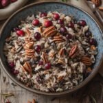 Wild Rice Pilaf with Cranberries and Pecans