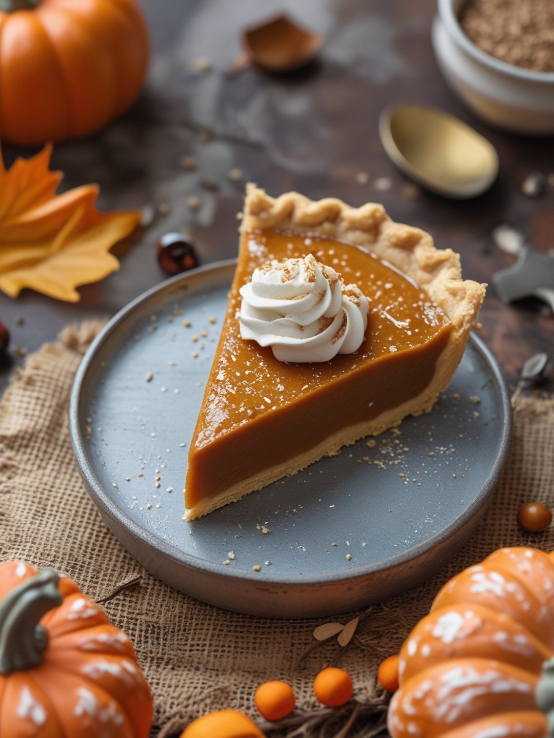 Pumpkin Caramel Tart