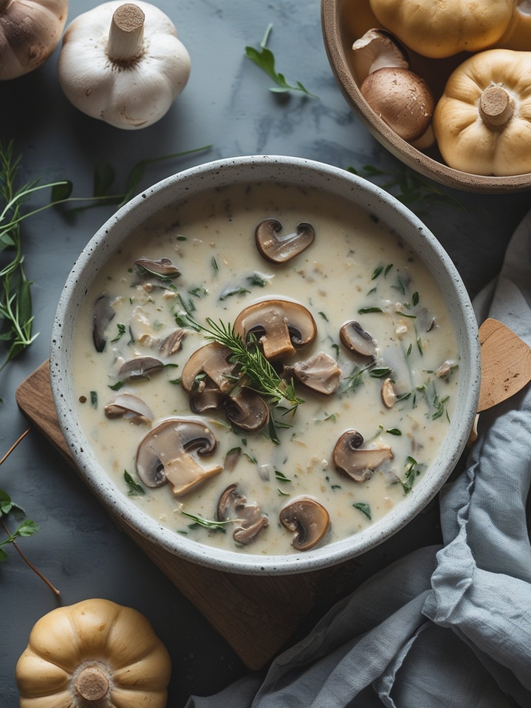 Creamy Wild Mushroom Soup: Perfect for Fall