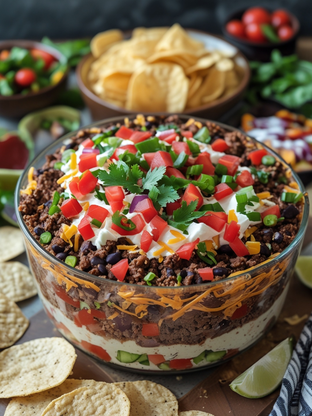 Taco Dip: Layered and Flavorful Appetizer Recipe