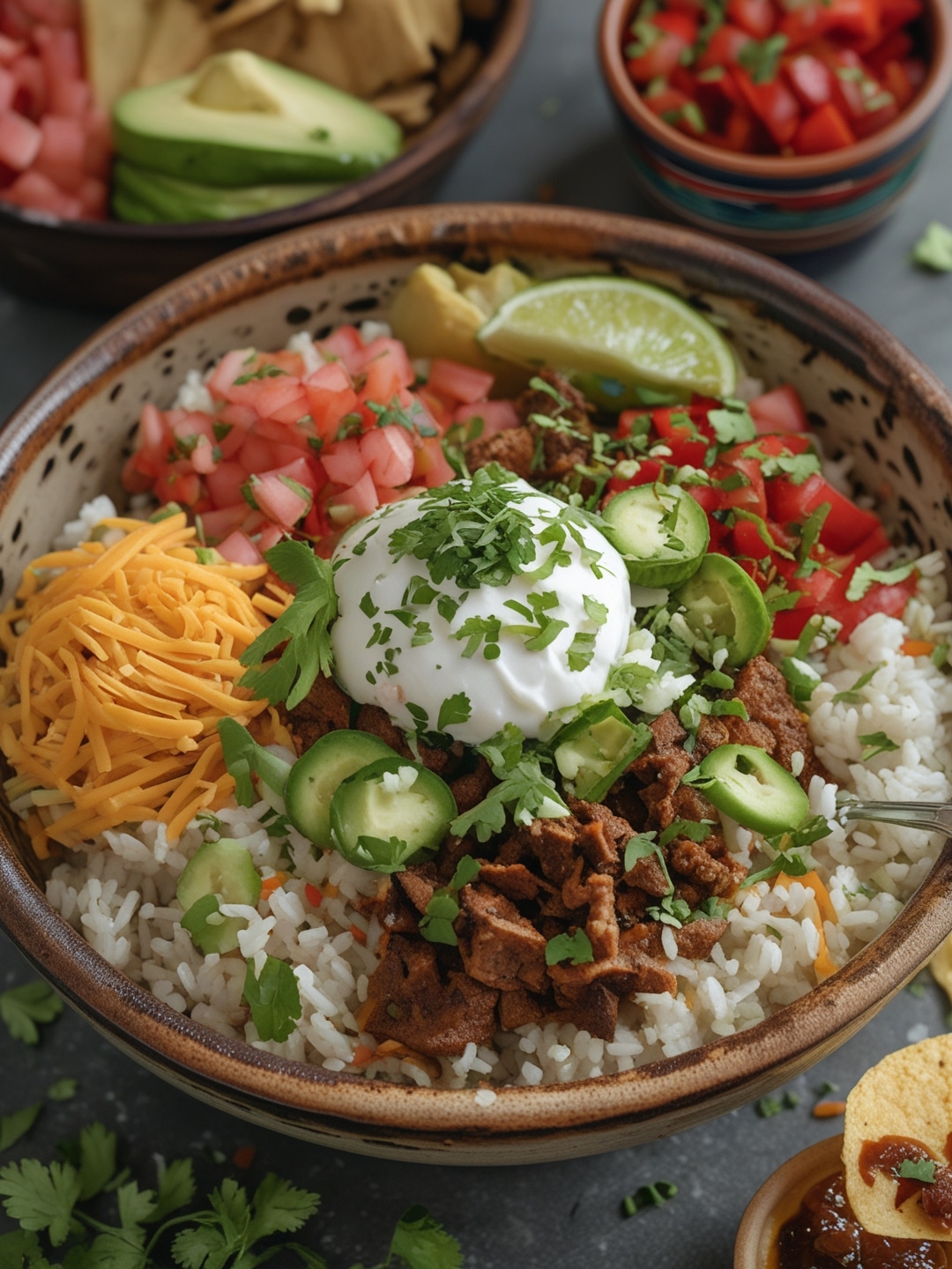 Unforgettable Taco Rice Bowl: A Deconstructed Taco