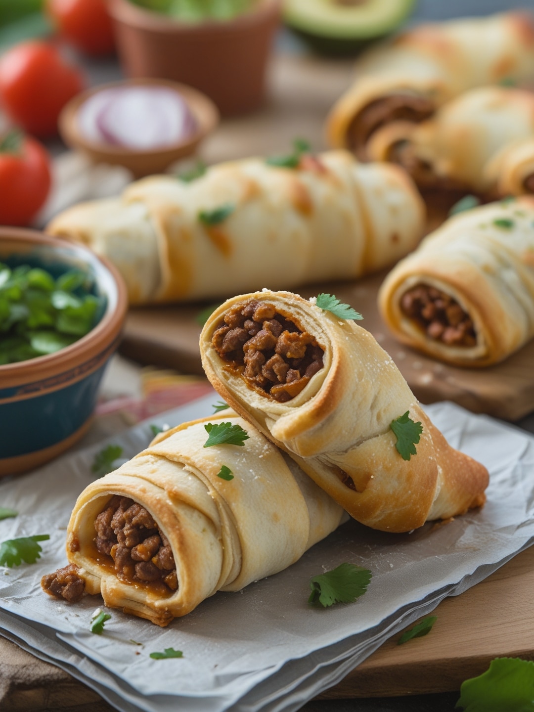 Easy Taco Crescent Roll-Ups: Kid-Friendly Recipe