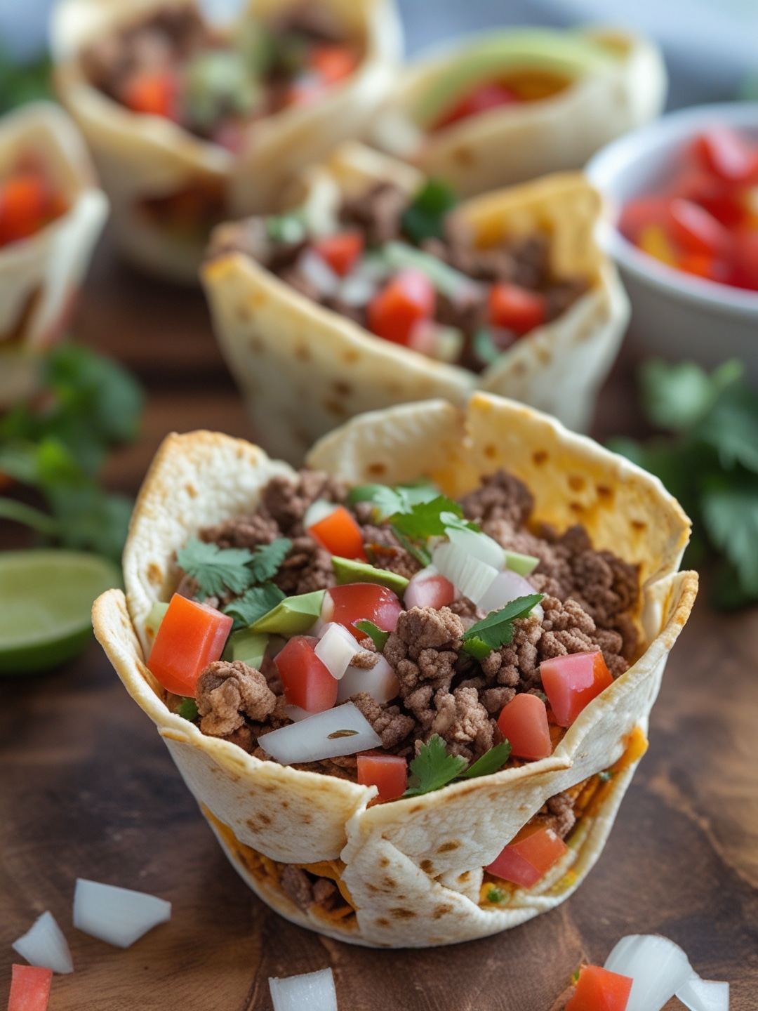 Crunchy Taco Cups: Fun, Individual Portions for Parties