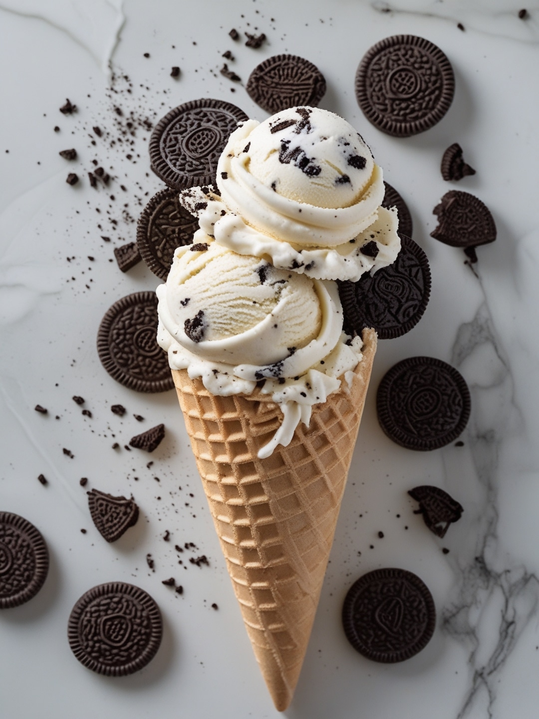 No-Churn Cookies and Cream Ice Cream 1 No-Churn Cookies and Cream Ice Cream